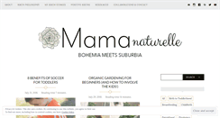 Desktop Screenshot of mamanaturelle.com